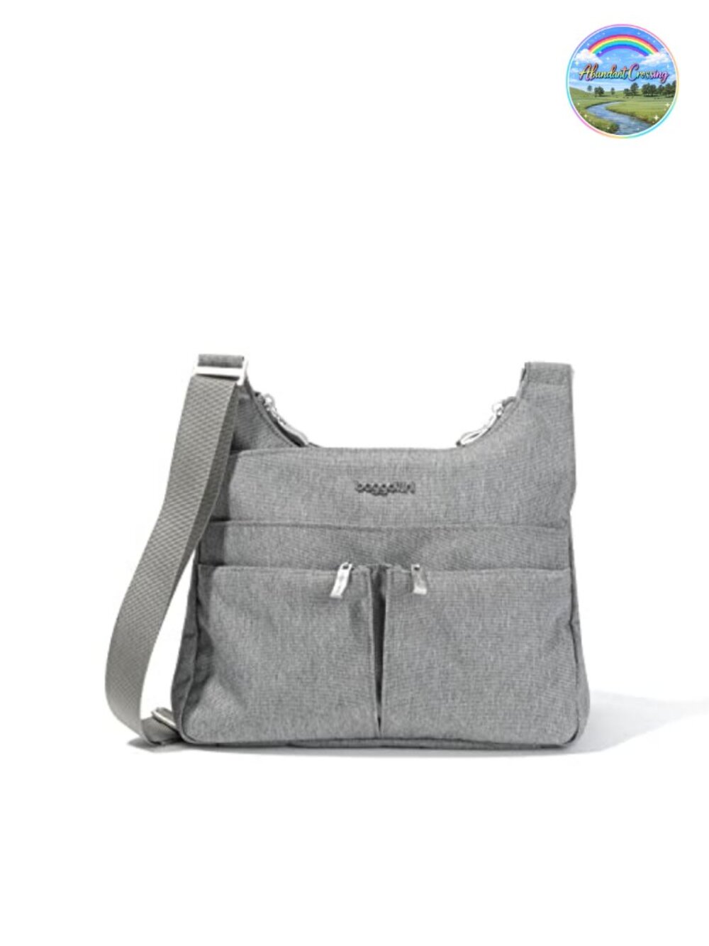 Baggallini Crossbody Travel Bag Lightweight Water-resistant Nylon Handbag